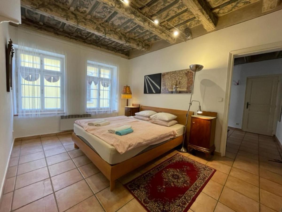 Historical Apartment With Balcony Praga Zewnętrze zdjęcie